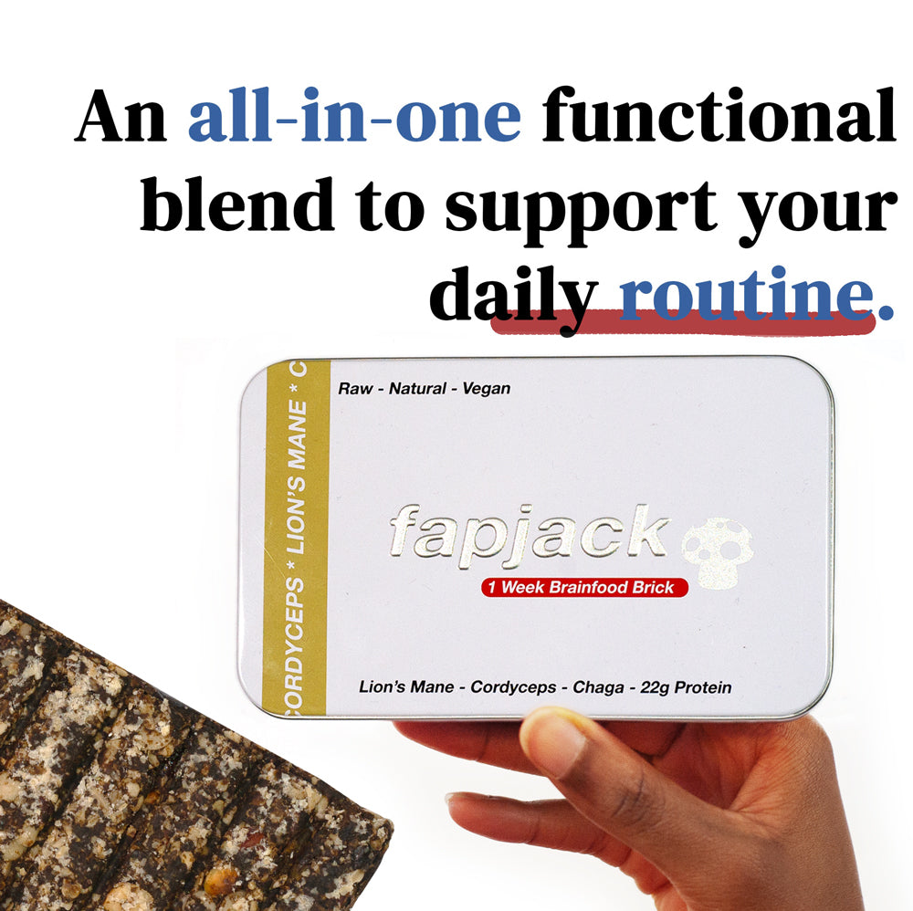 f•jacks Brainfood with all-in-one functional blend to boost focus and energy