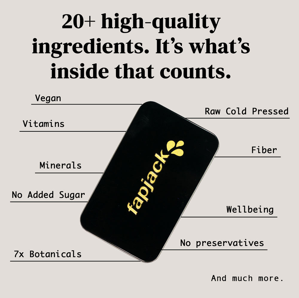 f•jacks Boosting Bar: nootropic bar with all natural ingredients, no fillers, no nonsense